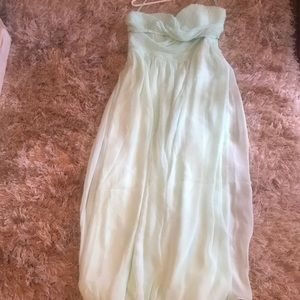 Mint prom/bridesmaids dress